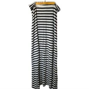 *3/$30* High Waist Stripe Maxi Dress -L